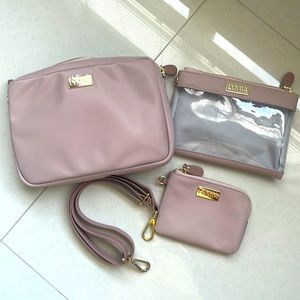 LYMIA Brand Trifecta Nylon Still Trending Crossbody Clutch